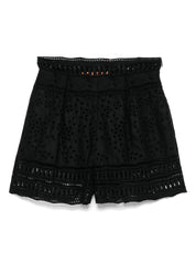 Ermanno Scervino Sangallo lace shorts in black