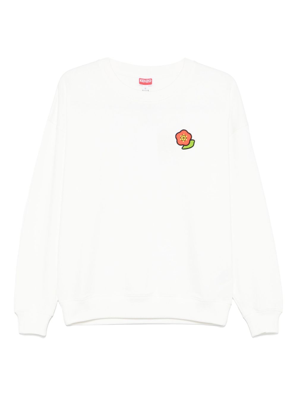 CONVERSE X KENZO Sweaters — White Cotton Crewneck