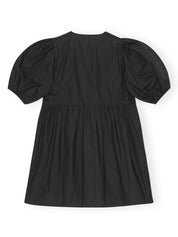 Ganni Dresses Black organic cotton mini dress