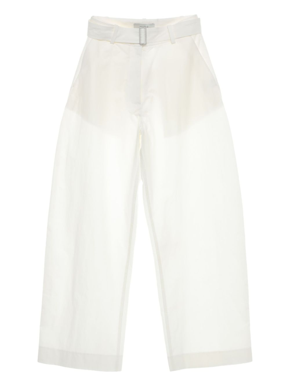 Pantalon Studio Nicholson en coton blanc