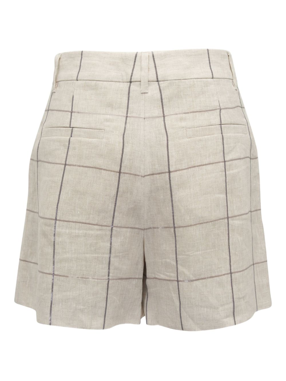 Brunello Cucinelli Shorts in Beige Linen