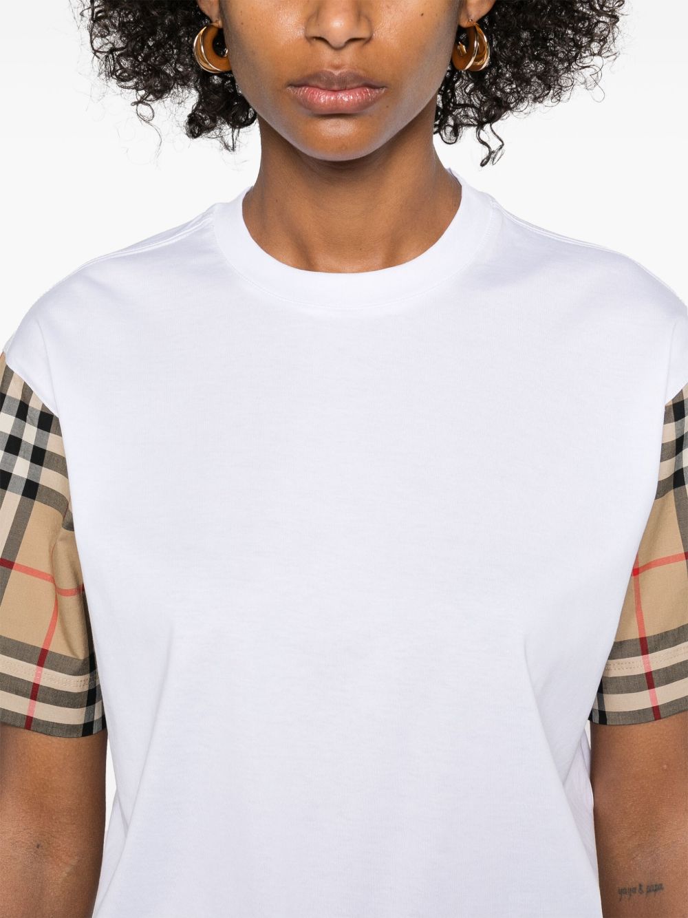 Burberry T-shirts and Polos White cotton crew neck