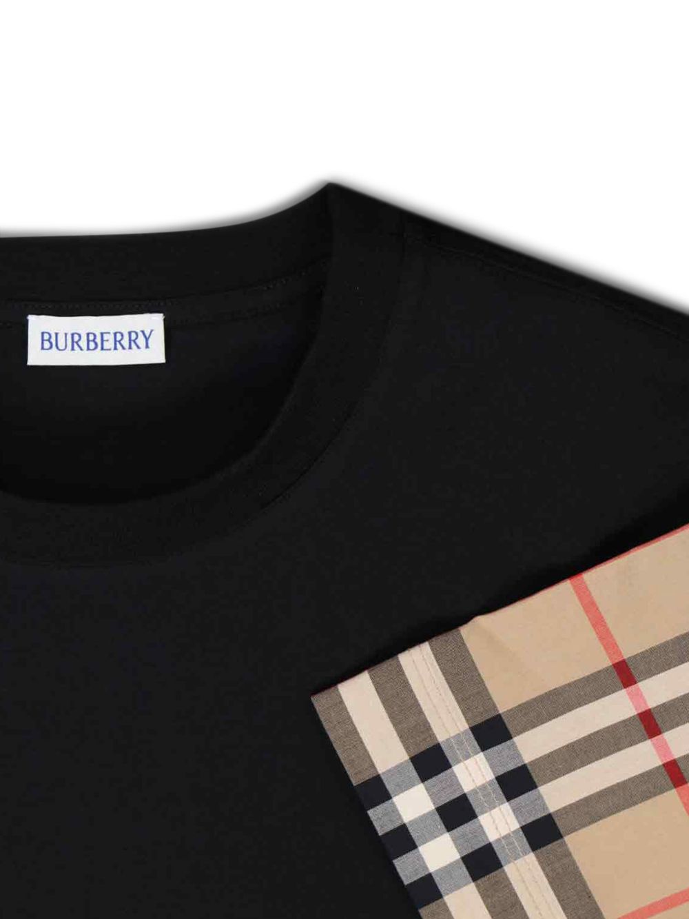 Burberry T-shirts and Polos Black cotton crew neck