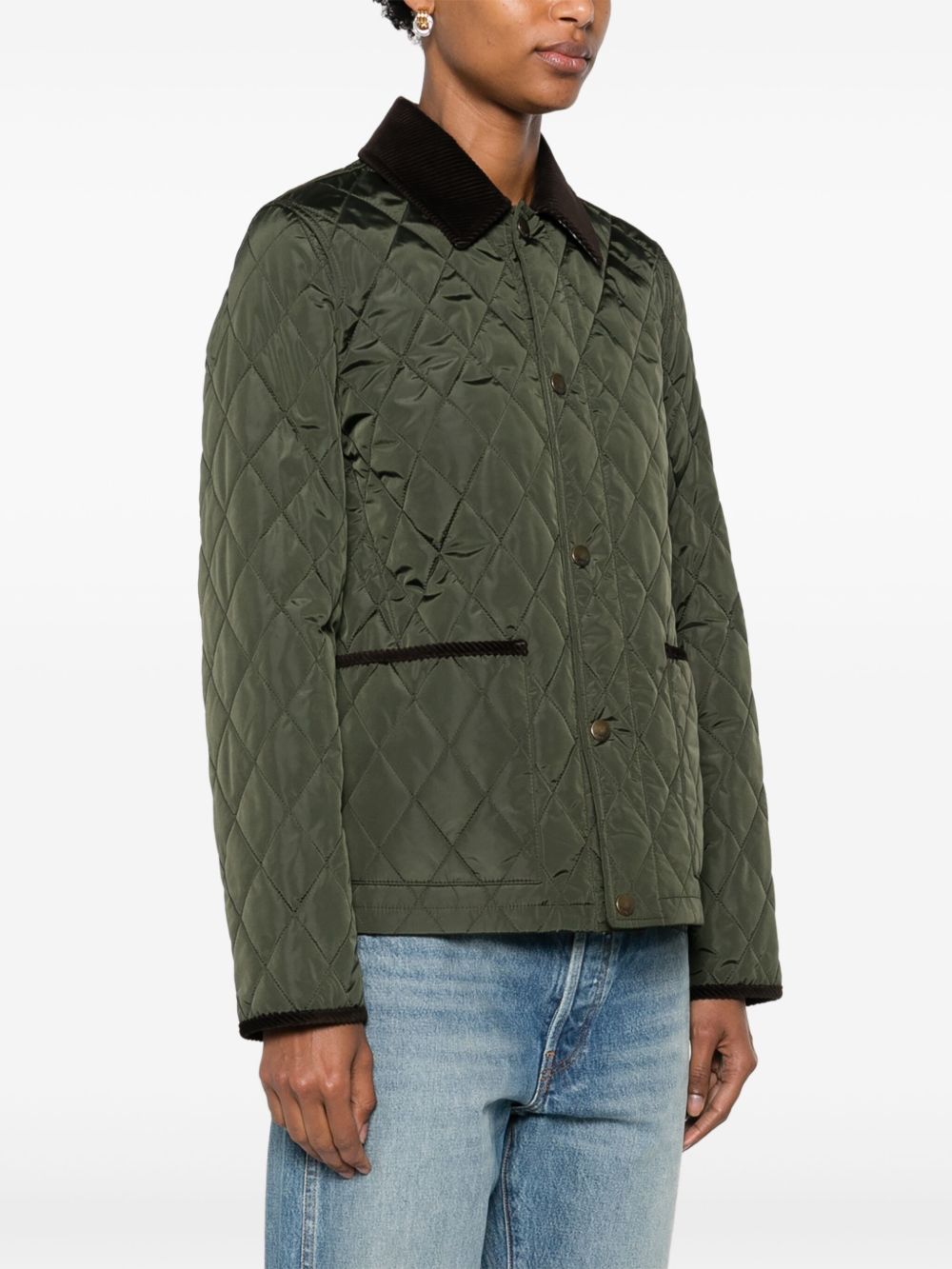 Chaquetas Burberry Verdes