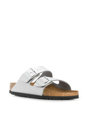 Birkenstock Sandals Silver leather narrow fit