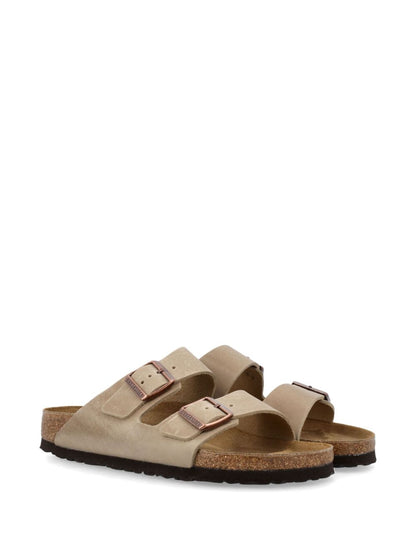 Birkenstock Sandals Beige — Arizona Oiled Leather