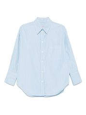 Alberto Biani Shirts Clear Blue cotton stripe