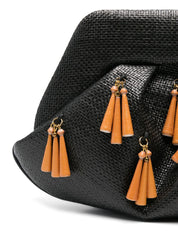 Themoire' Themoirè Emera fringed clutch bag