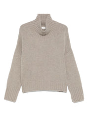 Light Grey Cashmere Turtleneck — Soft Goat Sweater