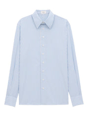 Camisa oxford de algodón a rayas de Saint Laurent