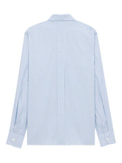 Camisa oxford de algodón a rayas de Saint Laurent