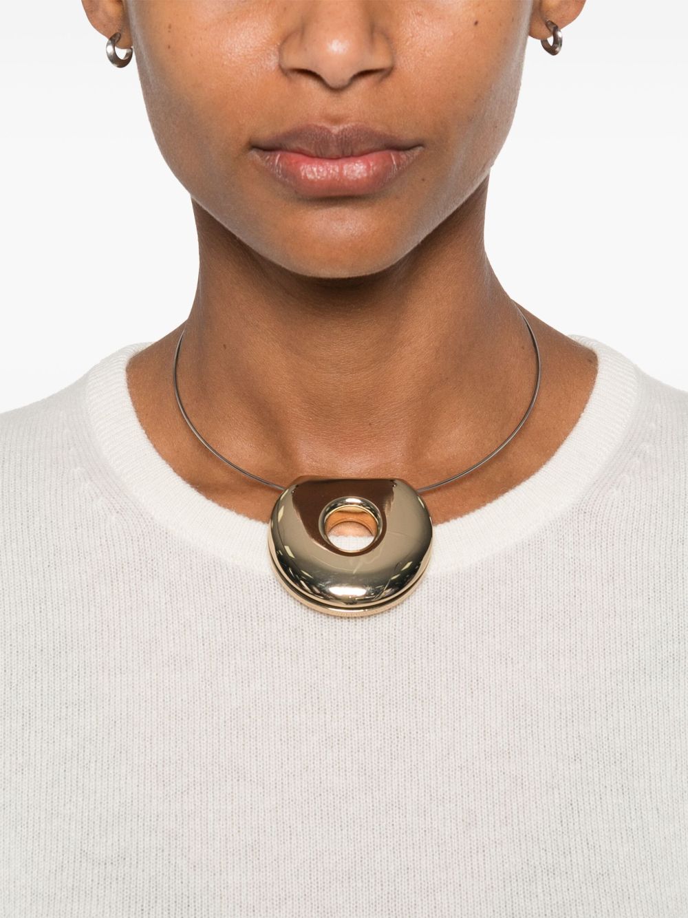 Soft Goat Sweaters White — Cashmere Crewneck Top