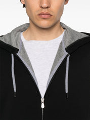 Brunello Cucinelli Black Sleeveless Hoodie — Men's Sweater