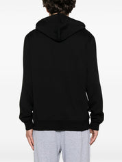 Brunello Cucinelli black zip cotton hoodie — refined men’s sweater