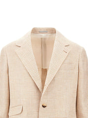 Brunello Cucinelli Jackets Orange linen blazer