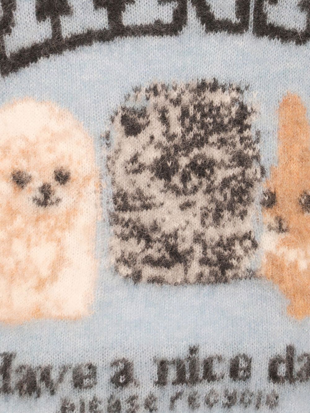 Pulls GANNI bleu clair