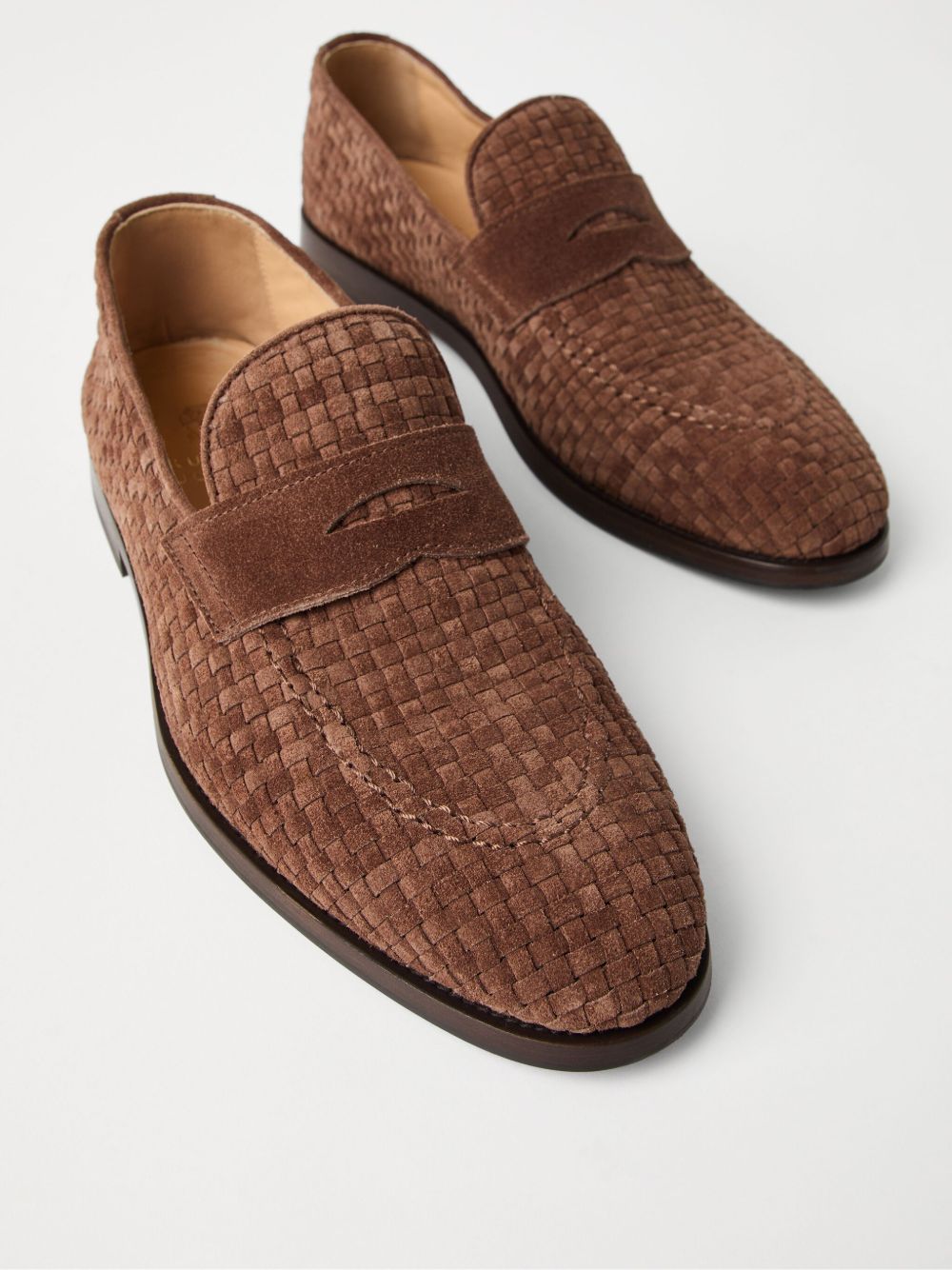 Brunello Cucinelli Flat shoes in Brown suede