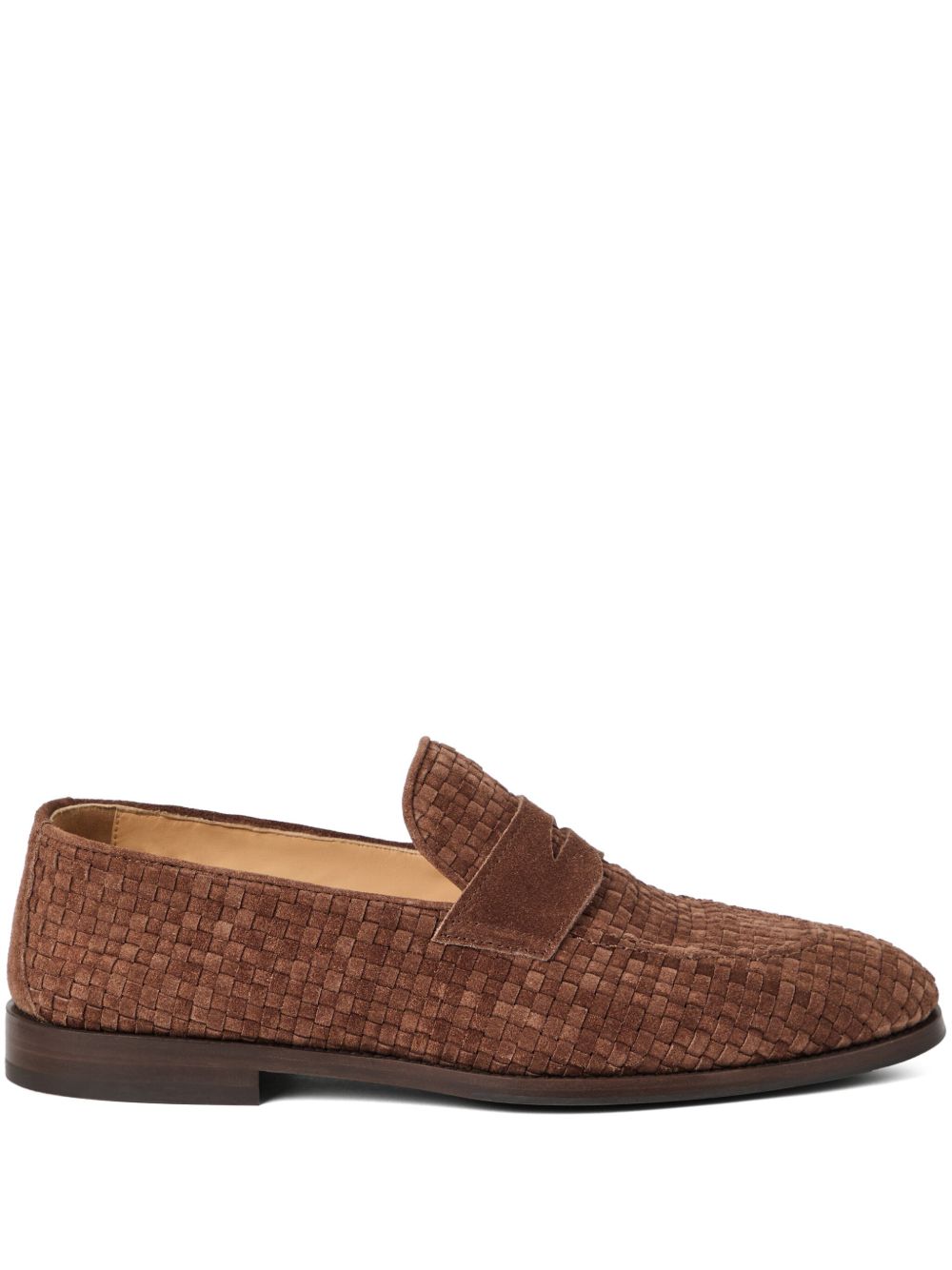 Brunello Cucinelli Flat shoes in Brown suede