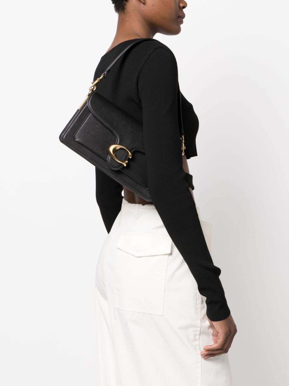 Coach Bags Black leather shoulder bag