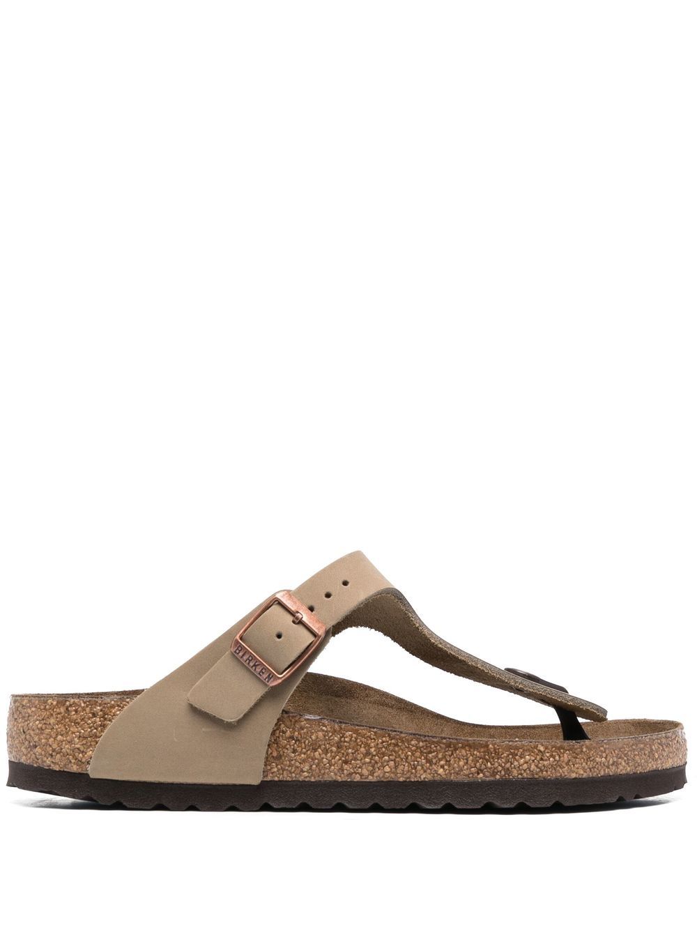 Birkenstock Sandals Beige calf suede