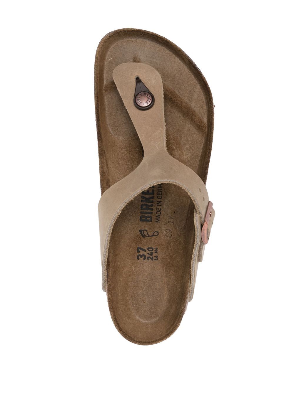 Birkenstock Sandals Beige calf suede