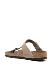Birkenstock Sandals Beige calf suede
