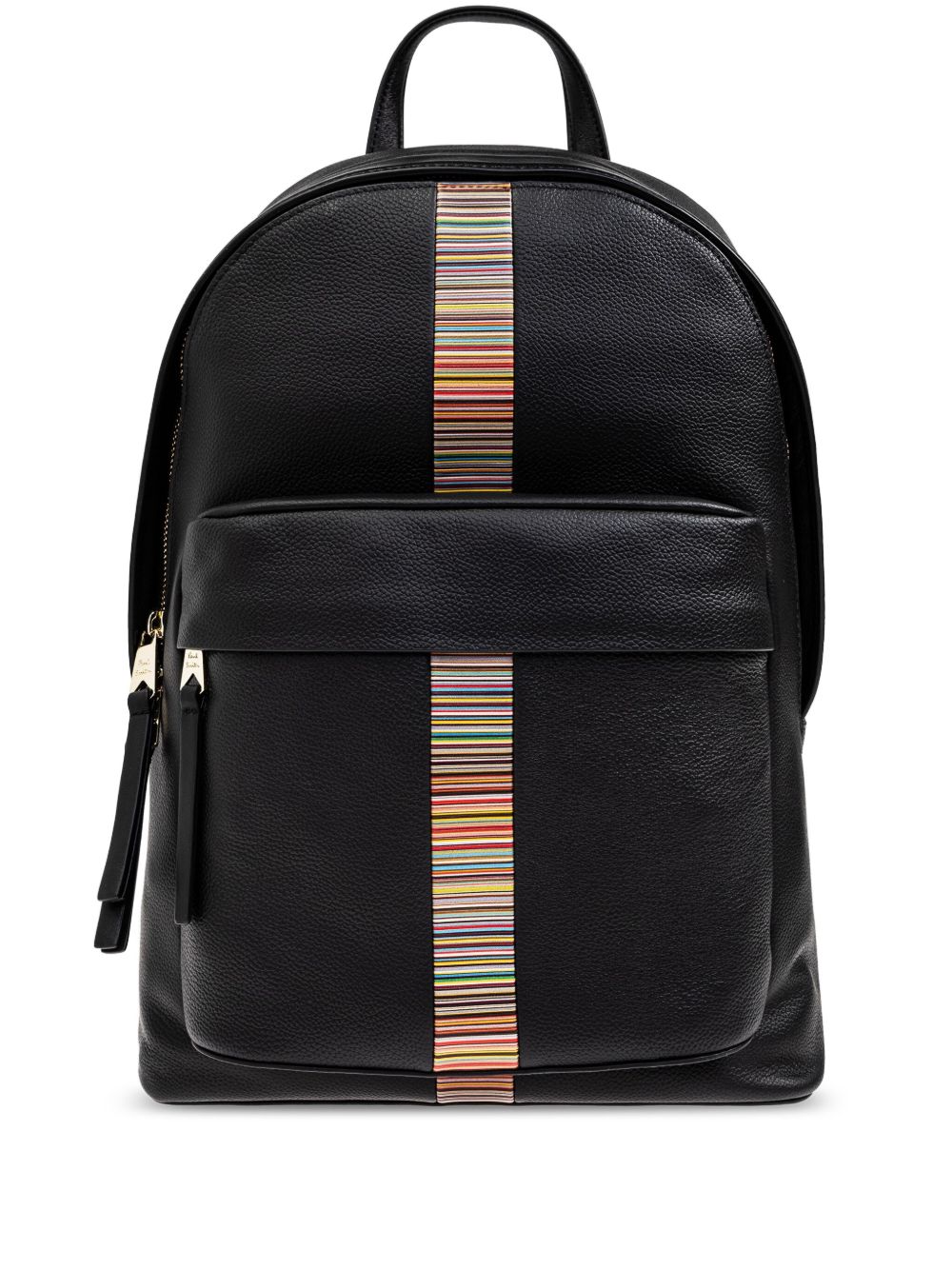 Paul Smith Signature Stripe leather backpack
