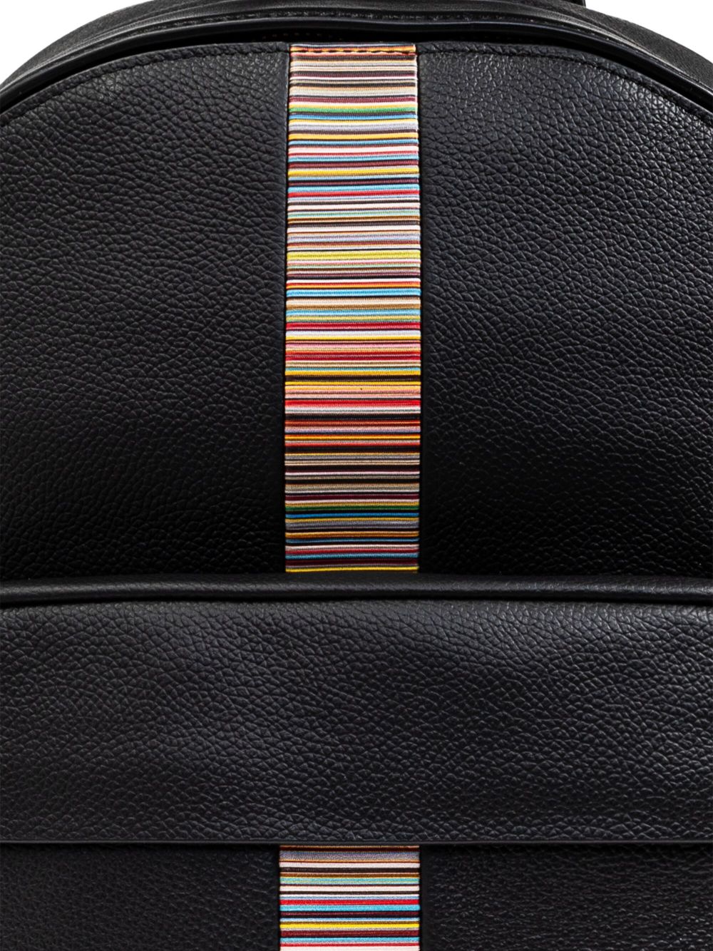 Paul Smith Signature Stripe leather backpack