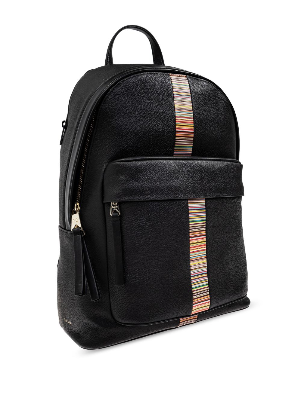 Paul Smith Signature Stripe leather backpack