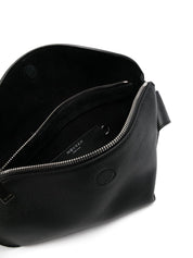 Sacs Alexander McQueen. Sac bandoulière en cuir noir