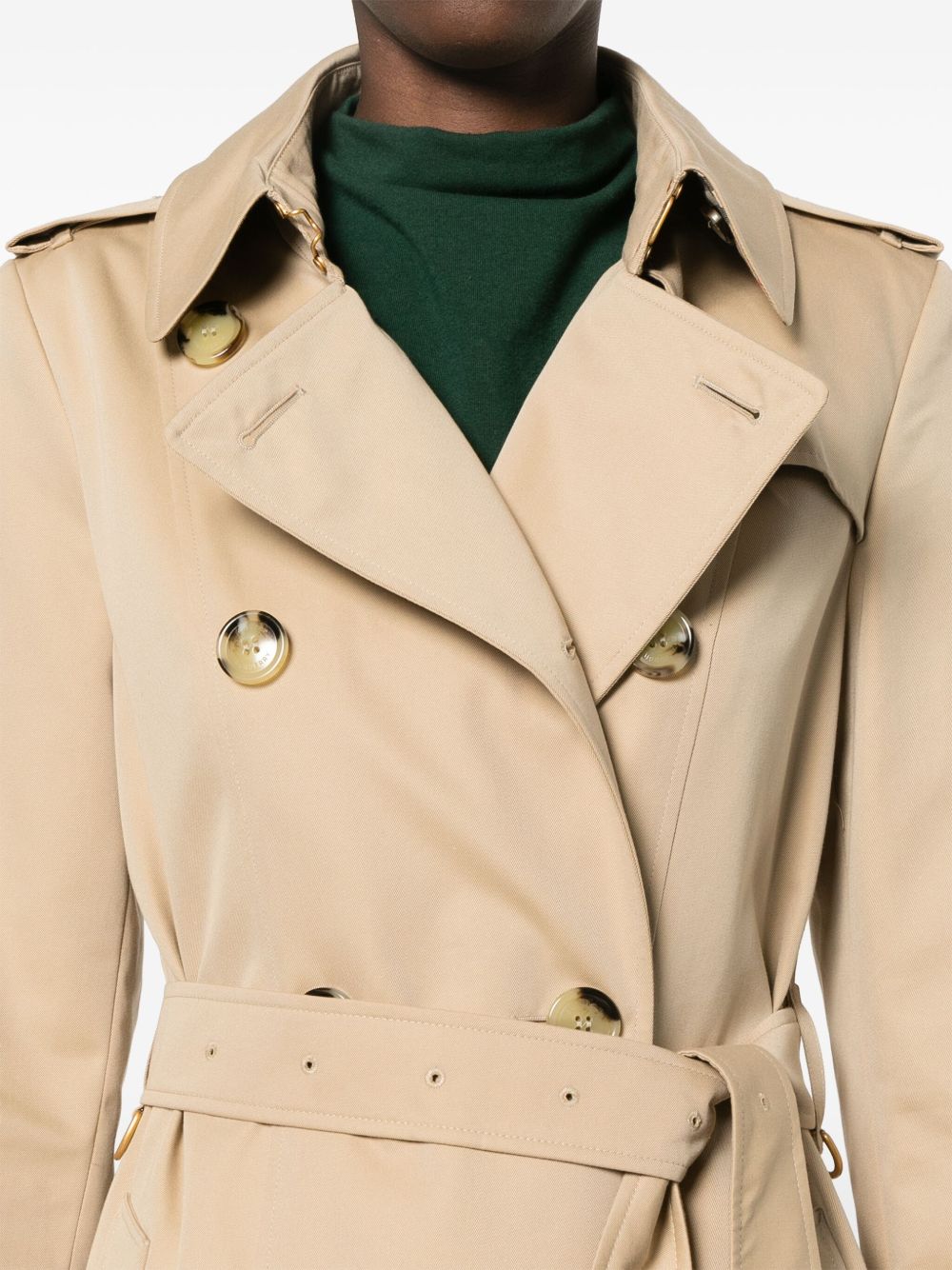Gabardina de algodón beige de Burberry Coats