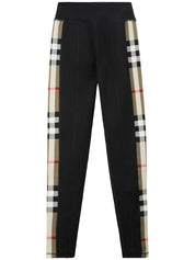 Burberry Black Stretch‑Jersey Trousers
