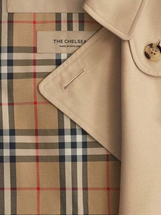Burberry Beige Trench Coat — Timeless Cotton Gabardine