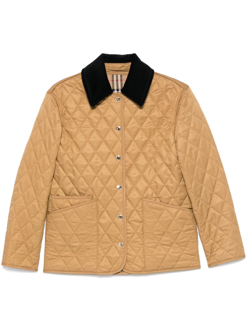 Burberry camel quilted jacket — Women’s luxury outerwear