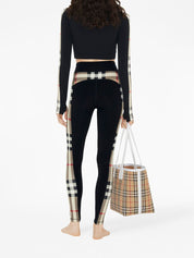 Burberry Sweaters Black cropped stretch-jersey