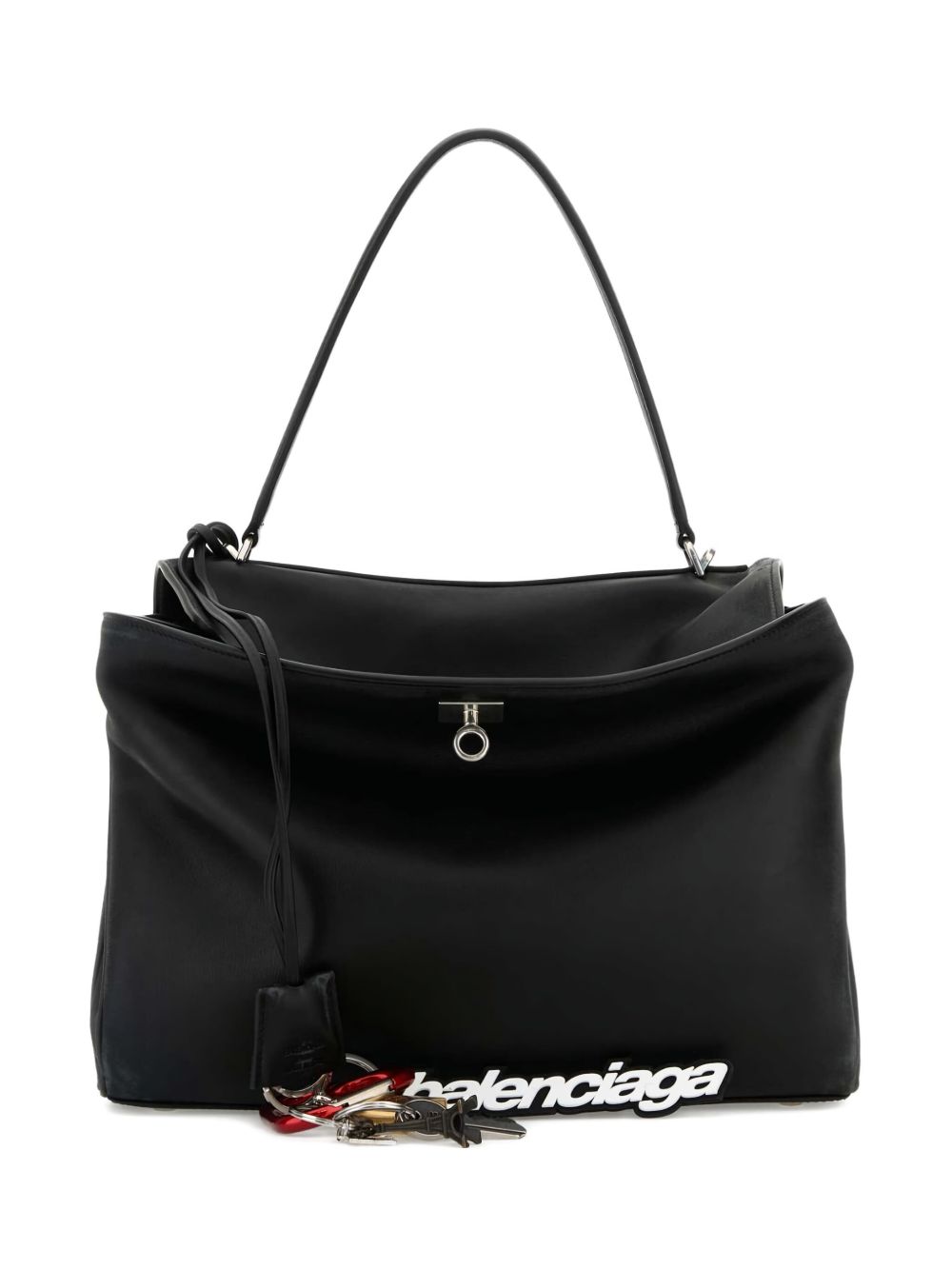 Sacs Balenciaga. Sac Rodeo en cuir de veau noir
