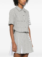Chemises Thom Browne en coton mélangé gris