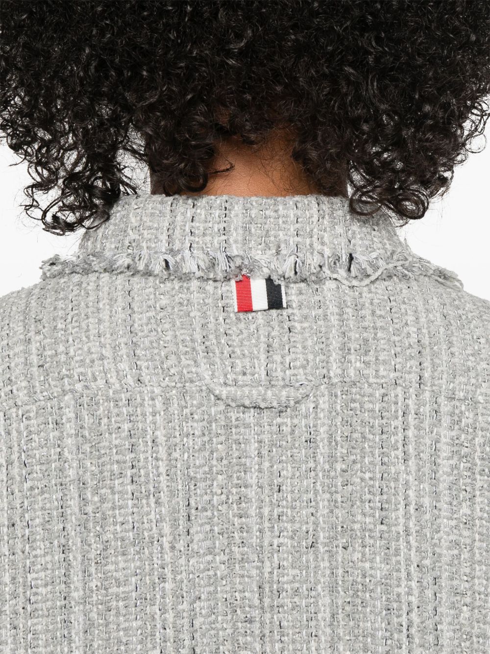 Chemises Thom Browne en coton mélangé gris