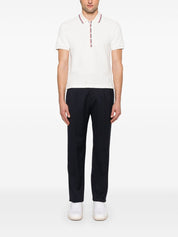 Thom Browne T-shirts and Polos White cotton polo