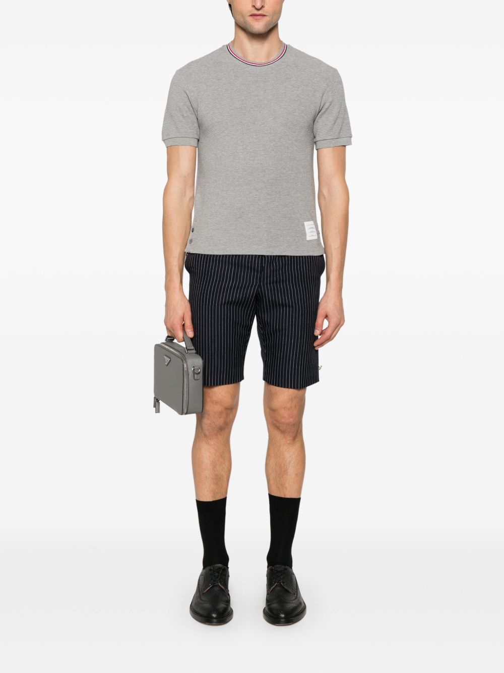 Thom Browne T-shirts and Polos Light Grey cotton
