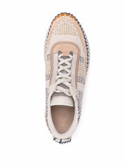 Chloé Beige Leather Sneakers