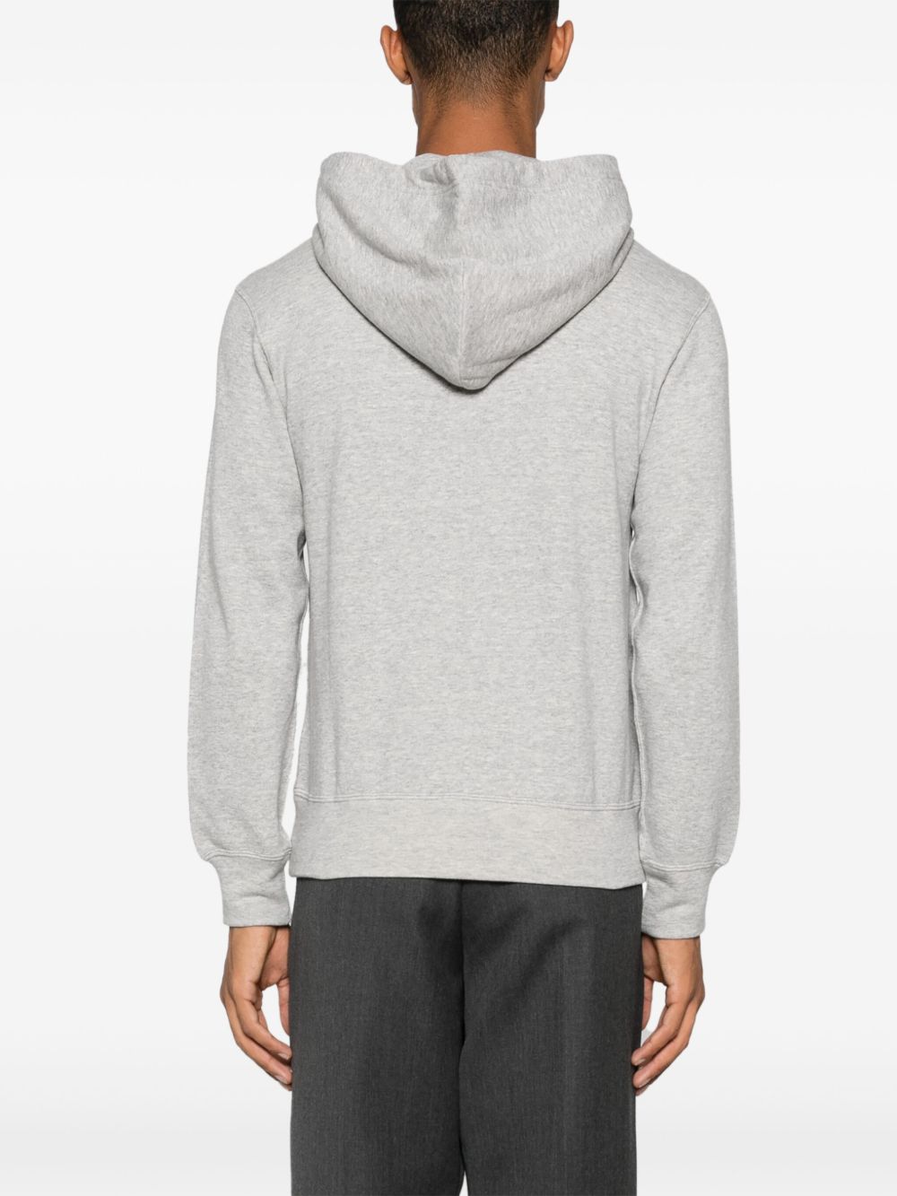 Comme Des Garcons Grey Cotton Hoodie — Women’s Sweater