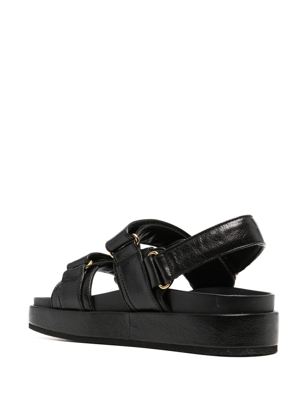 Tory Burch Sandals Black calf leather slingback