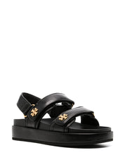 Tory Burch Sandals Black calf leather slingback
