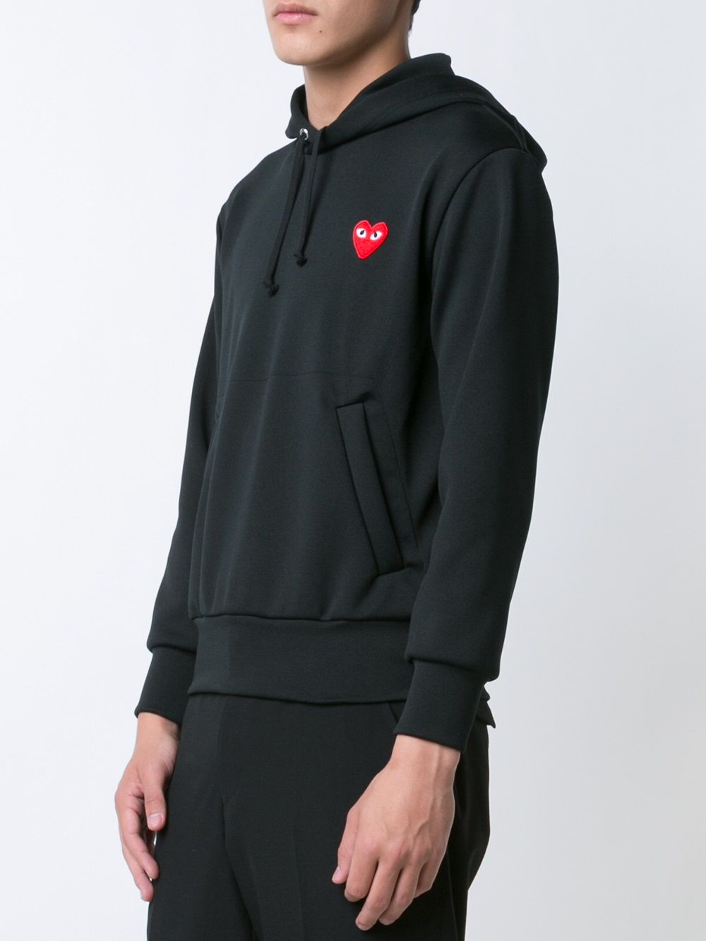 Comme des Garcons Sweaters Black Hoodie — Tailored Comfort