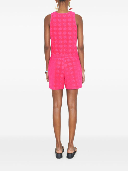 Tory Burch Fuchsia Cotton Shorts — Luxe Loungewear Comfort