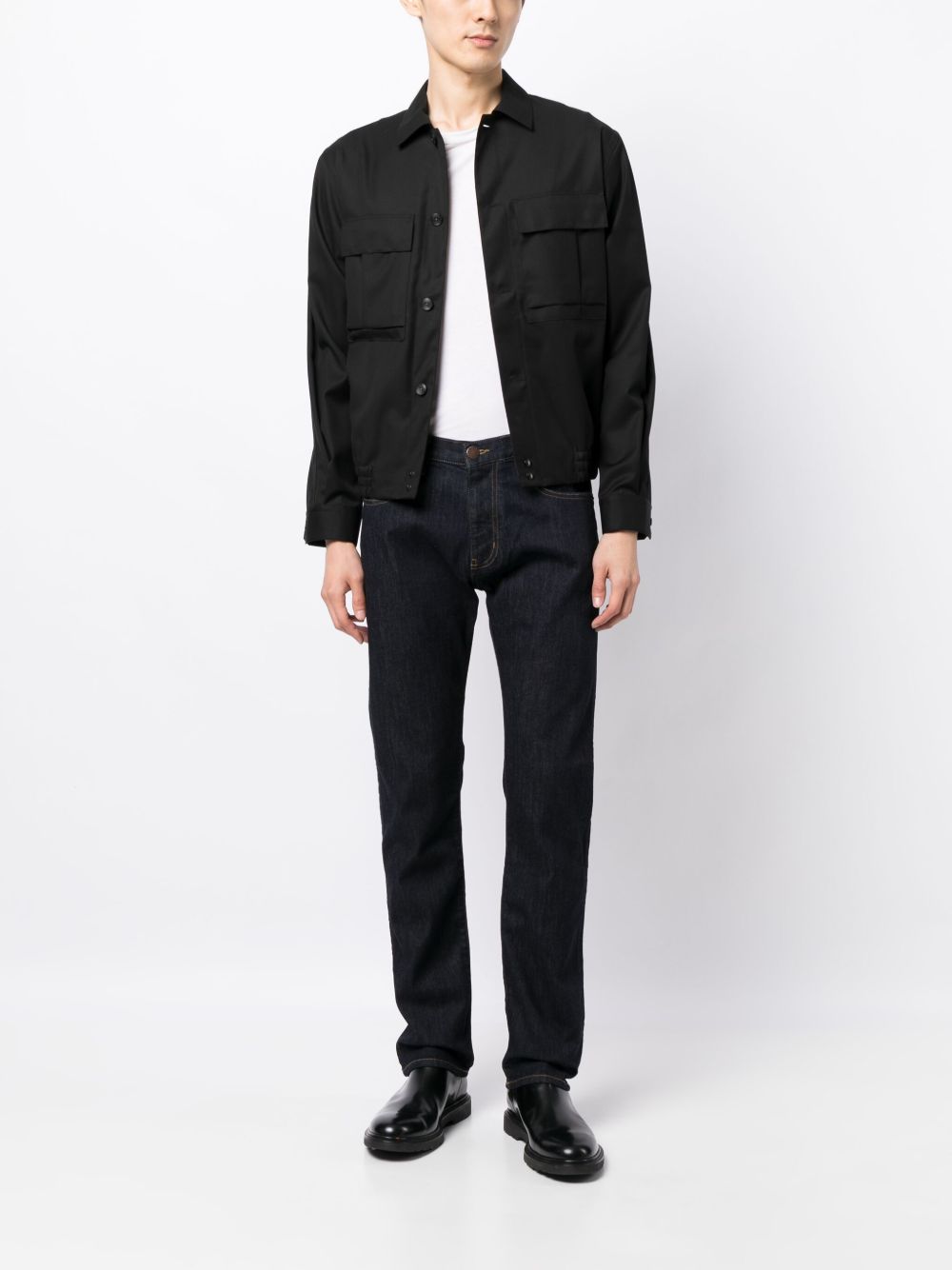 Emporio Armani Jeans Blue slim cut denim