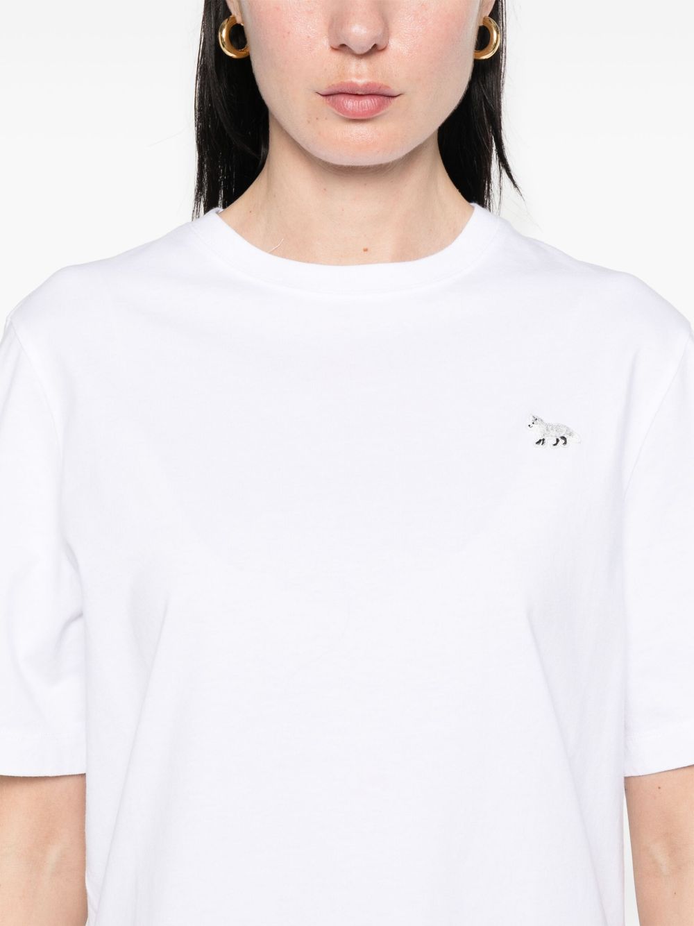 Maison Kitsuné MAISON KITSUNE' T-shirts and Polos White cotton