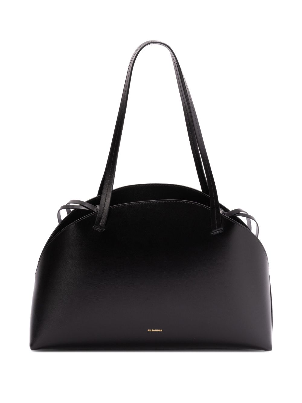 Sacs Jil Sander. Sac bandoulière en cuir noir