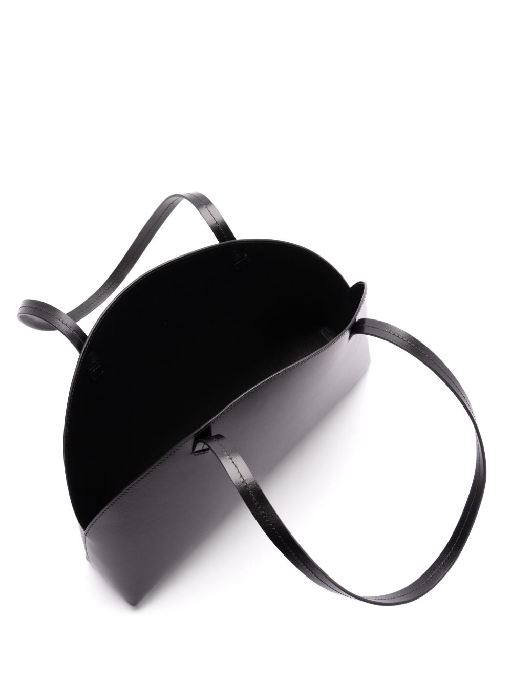 Sacs Jil Sander. Sac bandoulière en cuir noir